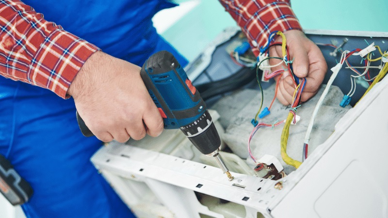 Zeytinburnu Franke Franke çamaşır makinesi kart tamiri – Su almama arızası orijinal parça ile giderildi. - Teknik servis örneği